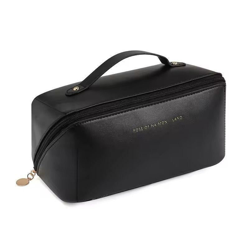 Makeup Pouch Waterproof Leather Travel Storage