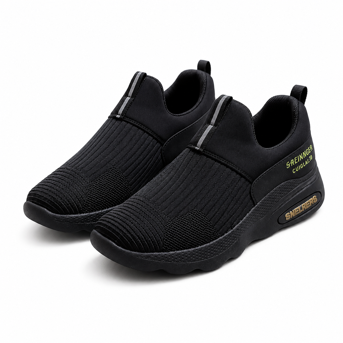 Black EVA Slip-On Shoes