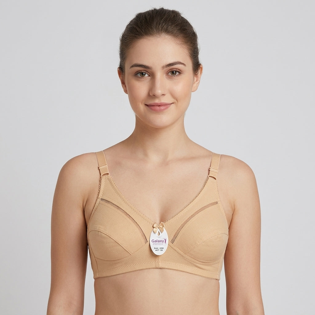 Cotton Embroidered Comfortable And Lightweight Bra