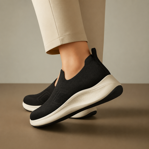 Black Casual Skechers Shoes