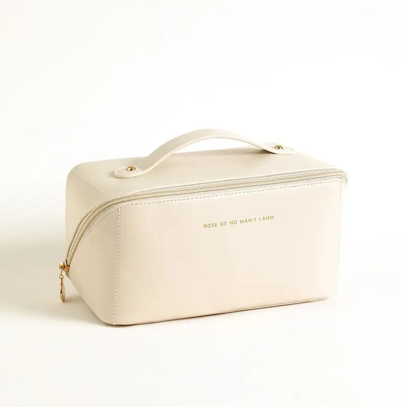 Makeup Pouch Waterproof Leather Travel Storage