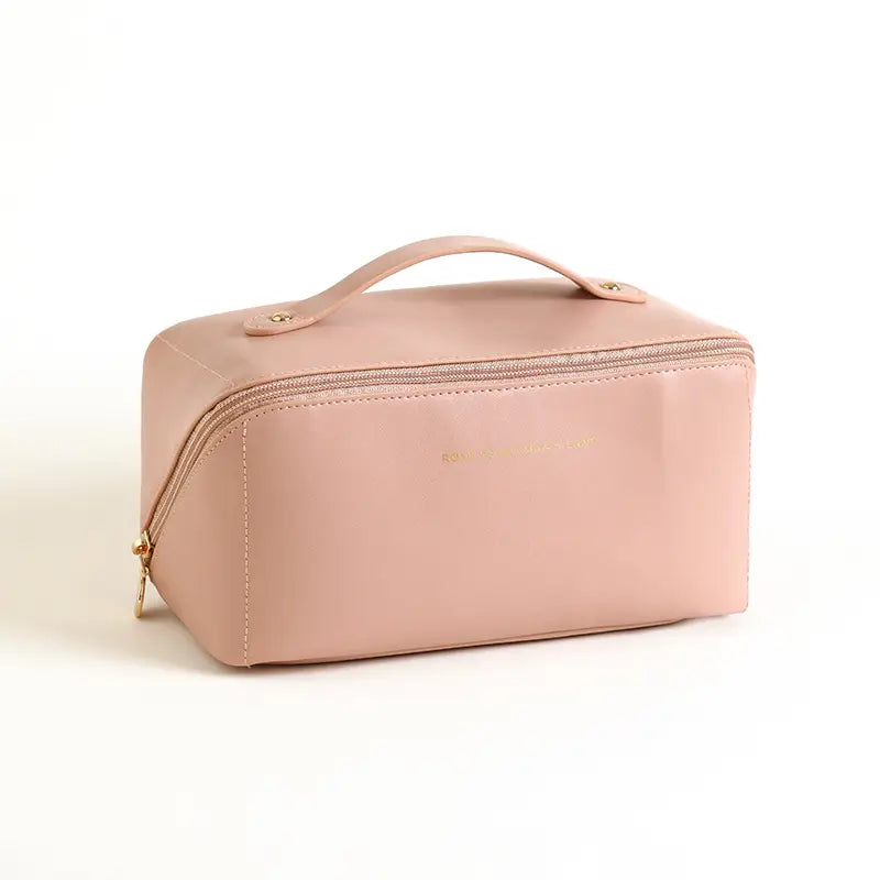 Makeup Pouch Waterproof Leather Travel Storage